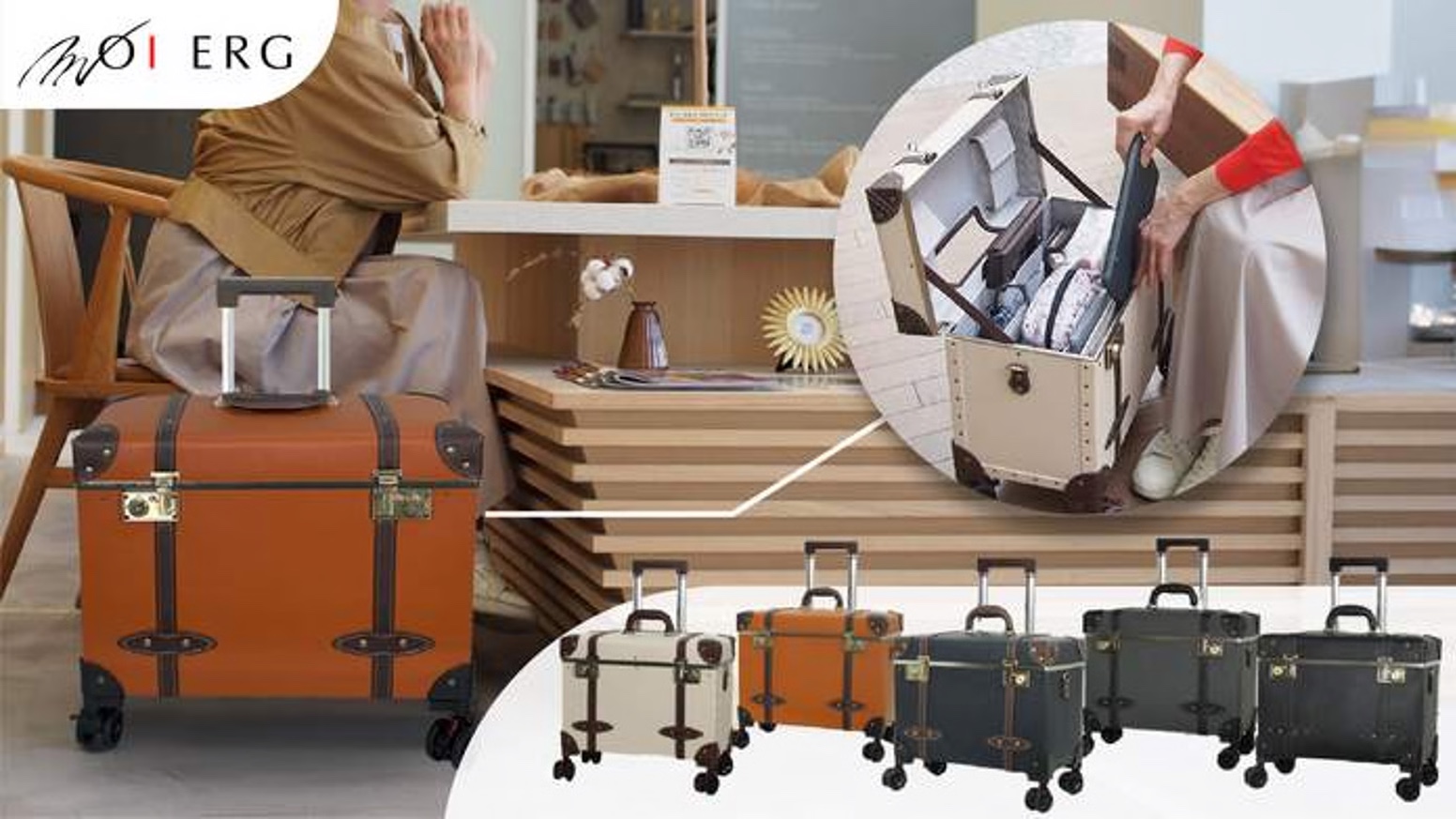 TOP OPEN スーツケース